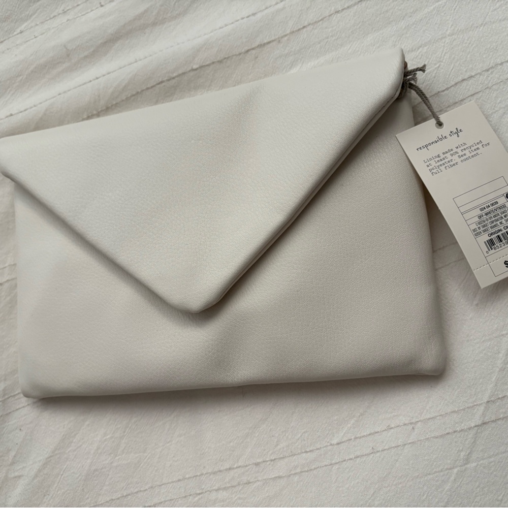 a new day Cream Clutch